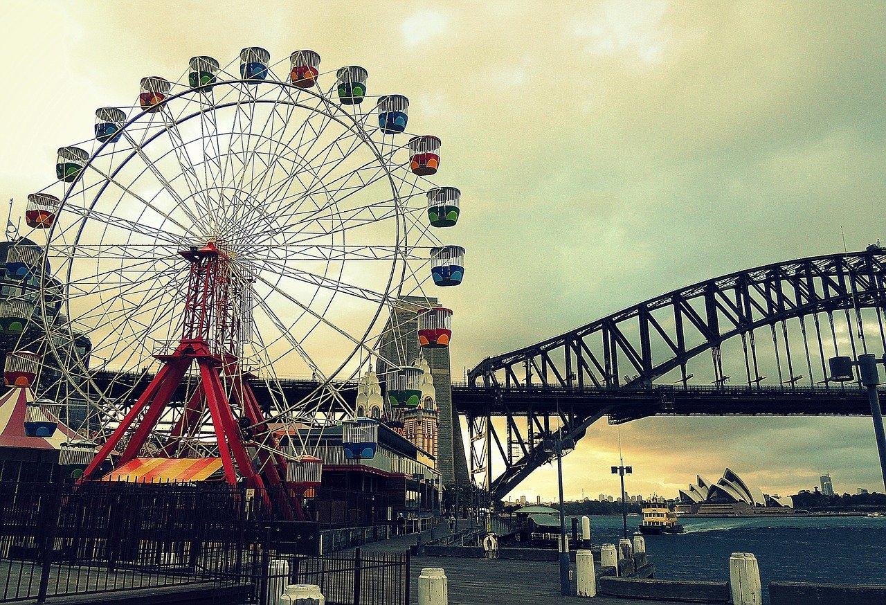 Giant wheel was successfully launched